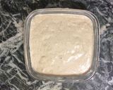 A picture of step 1 of Cappuccino flavour Chocolate custard shake.