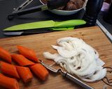 Burgundi marharagu recept fázis 1 fotója