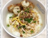 Foto langkah ke 5 dari resep Bubur ayam praktis.