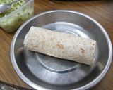 A picture of step 5 of KFC Chicken Wrap.
