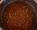 Gombás, borsós sertésszív pörkölt, kacskaringós tésztával recept fázis 3 fotója