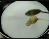 A picture of step 1 of Tri color Mava modak.