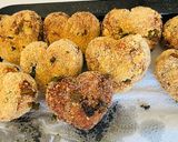 A picture of step 7 of Heart shape cutlets.