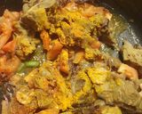 A picture of step 4 of Mutton karely.