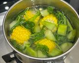 Foto langkah ke 3 dari resep Sayur Bening Bayam Jagung Manisa Labu Siam / Jangan Bening 😋.