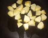 A picture of step 1 of Apple chaat.