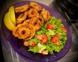 Foto del paso 3 de la receta: Rabas con ensalada 😋