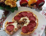 عکس مرحله 9 از دستور کیک پیتزا 🍕