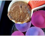A picture of step 4 of Eggless Chocolate Almond CupCakes.