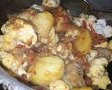 A picture of step 6 of Chicken Alu Gobhi,.