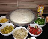 صورة لخطوة 1 من وصفة بيتزا روايال 🍕🍕