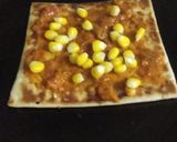 A picture of step 3 of Corn Capsicum Pizza.