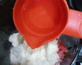 A picture of step 2 of Watermelon smoothie/shake.