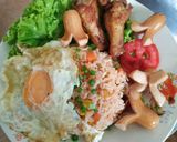 รูปขั้นตอนการทำที่ 4 ของ ข้าวผัดอเมริกัน