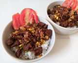 Foto langkah ke 4 dari resep Daging Sapi Rice Bowl.
