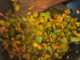 South Indian Okra curry (aka bindi curry)