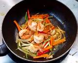 กุ้งผัดขิง วิธีทำสูตร 4 รูป