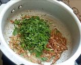 A picture of step 3 of Pudina Masala Rice.