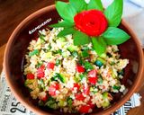 عکس مرحله 3 از دستور سالاد بلغور، خرفه و ریحان (سالاد انرژی‌بخش)