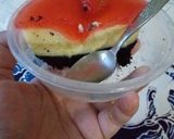 Foto langkah ke 6 dari resep #10 Strawberry Cheesecake (Roti Tawar, No Bake).