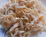 Hình bước làm 1 của món Bánh Mì Nhân Gà Nấm