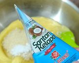 Foto langkah ke 2 dari resep Bakpao Pandan Isi Kacang Ijo Kupas.