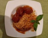 Húsgombóc spagettivel, glutén- és tejmentesen recept fázis 4 fotója