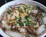 A picture of step 4 of Black Garlic Noodle Soup with Pork.