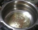 A picture of step 1 of Veggie Daliya.
