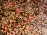 Salsa tomate y carne