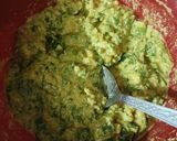 A picture of step 2 of Maize Flour and Raddish pancakes.