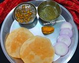 A picture of step 4 of Chole Bhature.