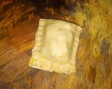 A picture of step 5 of Paneer puffs.