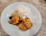 Foto del paso 5 de la receta: Pollo al ajo negro facilísimo, sano y muy rico