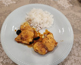 Foto del paso 5 de la receta: Pollo al ajo negro facilísimo, sano y muy rico