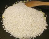 A picture of step 2 of Courgette And Smoked Scamorza Risotto.