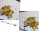 Foto del paso 4 de la receta: Pollo asado al limón y sopa