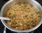 Palak and broken wheat khichdi