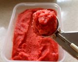 عکس مرحله 2 از دستور سوربه توت فرنگی 🍓🍓🍓