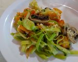 Foto del paso 6 de la receta: Tallarines se zapallitos con verduras salteadas