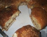 A picture of step 7 of Semolina rich glaze bread 😋.