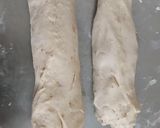 A picture of step 1 of Pita bread with falafel and tahini sauce.