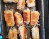 A picture of step 6 of Kunafa Rolls (Othmaliyeh).