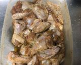 A picture of step 1 of Lemon pepper wings.