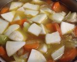 A picture of step 5 of Carrot and Turnip Soup.