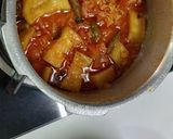 A picture of step 4 of Mix dal lauki.