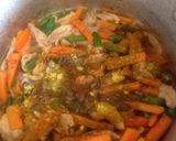 A picture of step 4 of Tikka chicken masala soup.