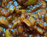 A picture of step 3 of Raw mango sweet sour sabji.