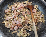 Gombás búbos karaj recept fázis 2 fotója