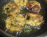 A picture of step 6 of Sabudana vada.